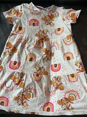 Nickelodeon Girls White Dress Paw Patrol